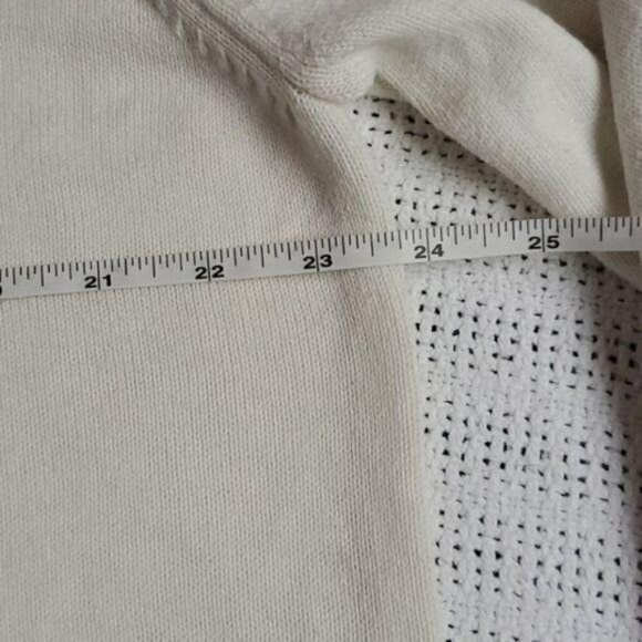 Tommy Hilfiger Vintage Embellished Embroidered Zippered Long Slv Sz XL Cardigan - Picture 9 of 10